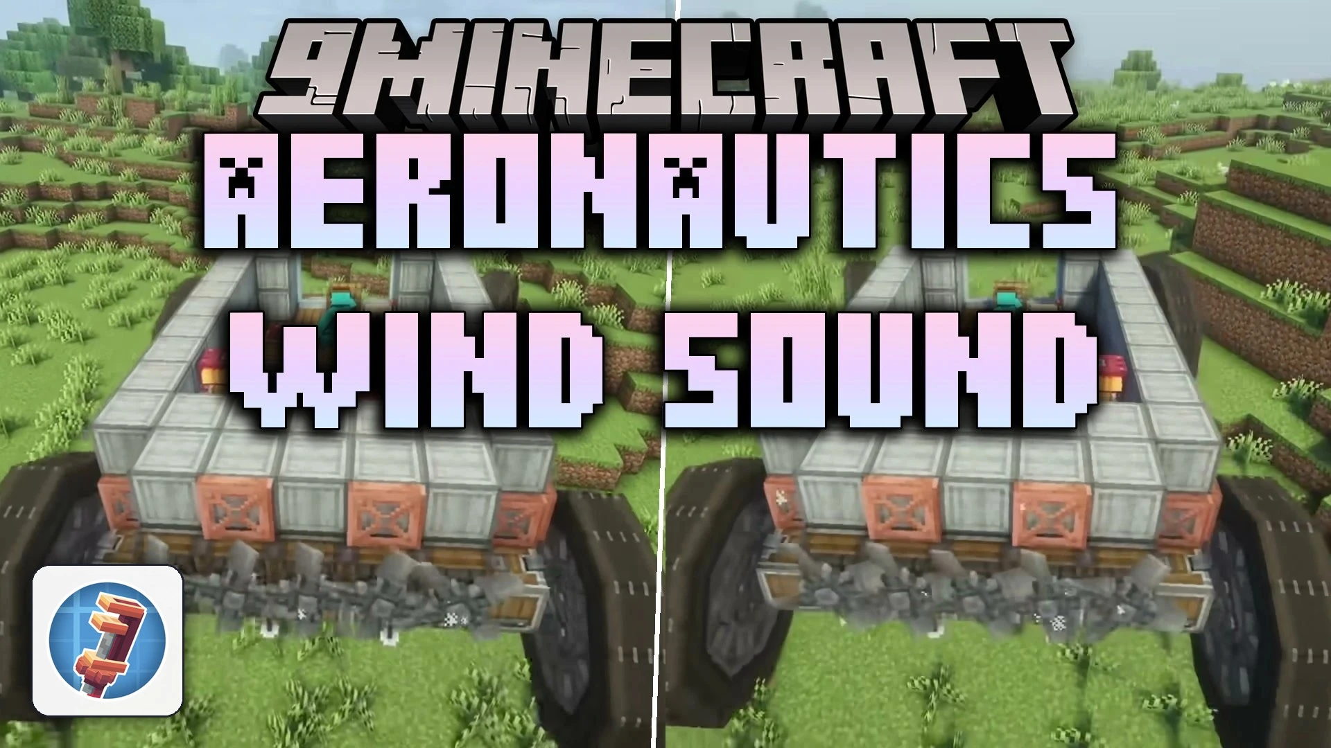 Aeronautics Wind Sound Mod (1.21.1) – Feel True Speed Flying Airships