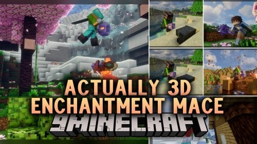 Actually 3D Enchantment Mace Model