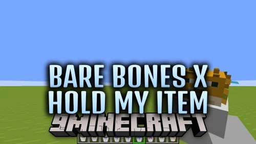 Bare Bones X Hold My Item Resource Pack (1.21.11) – Clean 3D Bucket Models