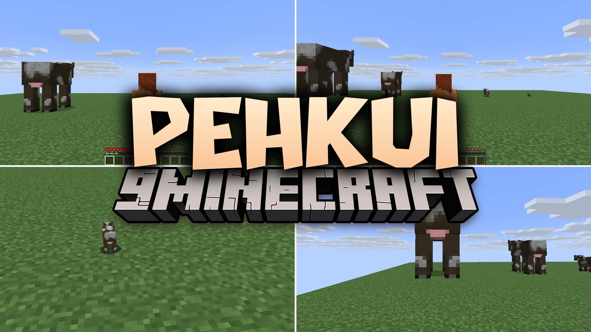 Pehkui 9minecraft Mod lets you resize any mob or player to giant or tiny sizes