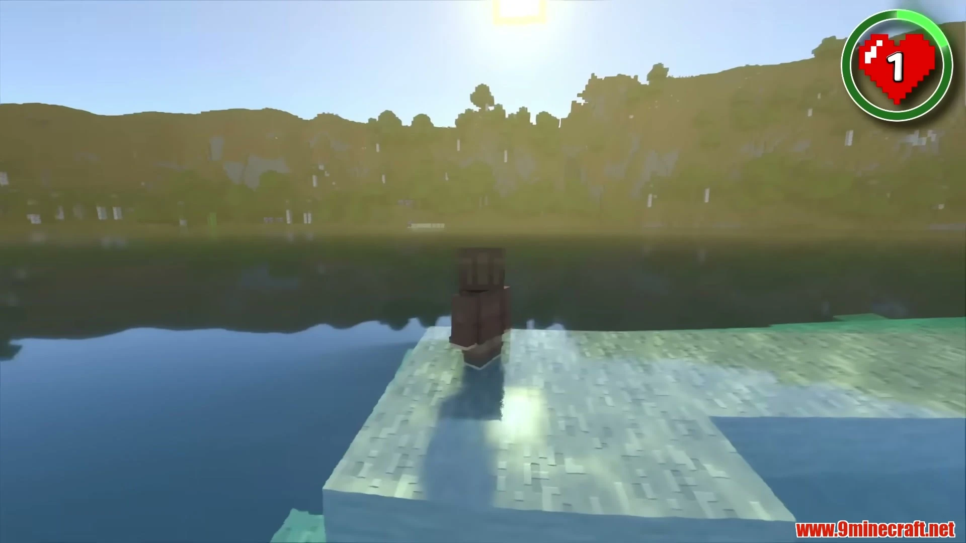 Crystal Lake Fortress Basin & Ridge Village - Minecraft 26.3 Seed 9993628440265742 View 1