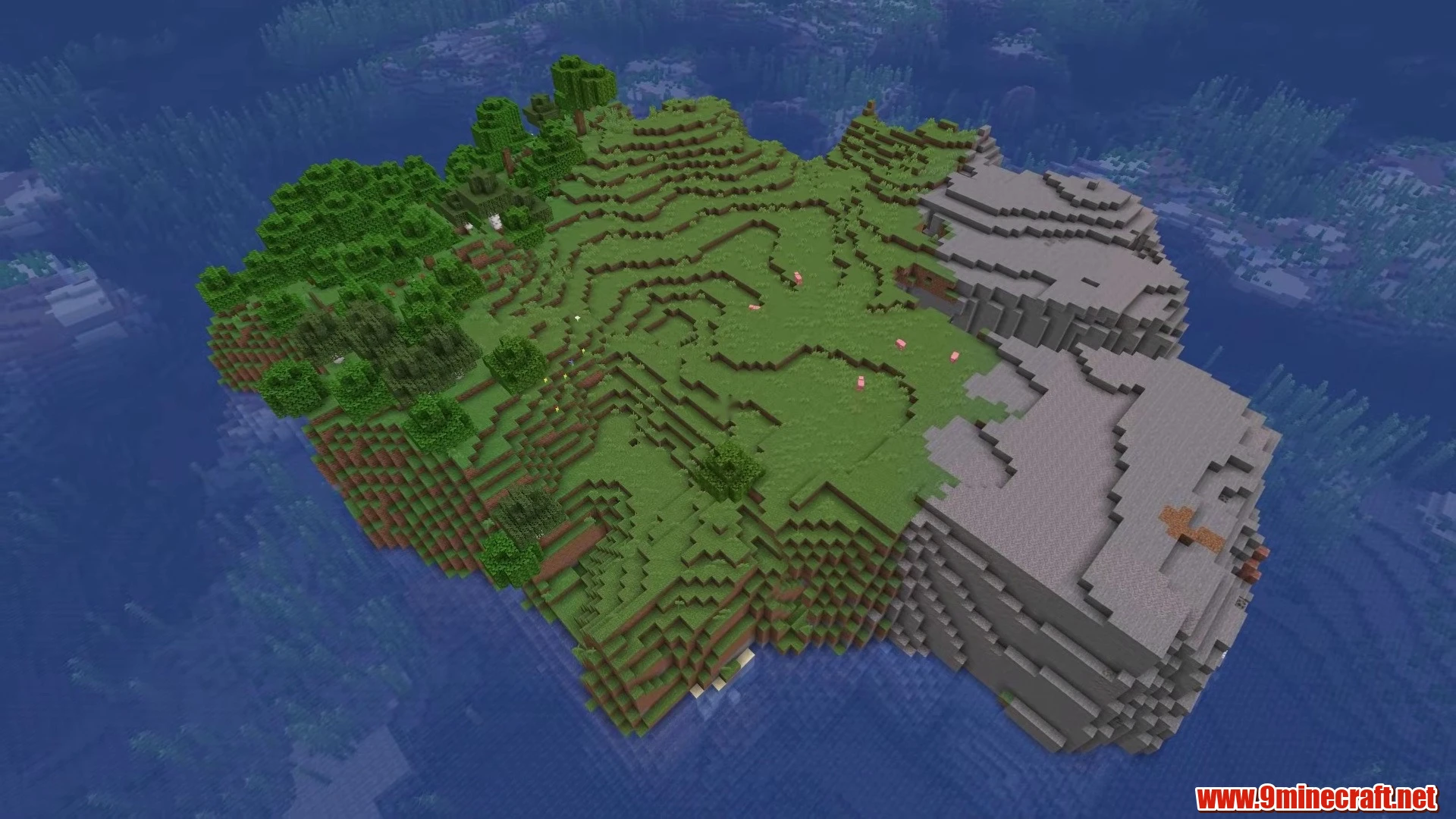 Triple Biome Isle - Minecraft 26.3 Island Seed 3042110753 view 1
