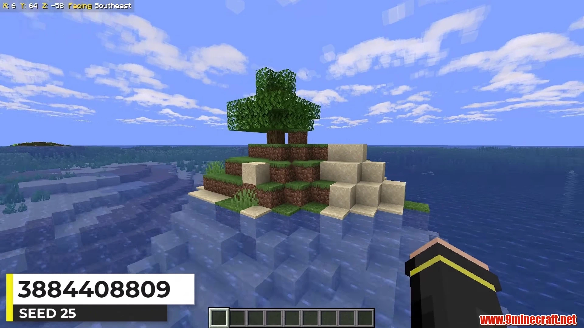 The Perfect Survival Paradise - Minecraft 26.3 Island Seed 3884408809 view 1