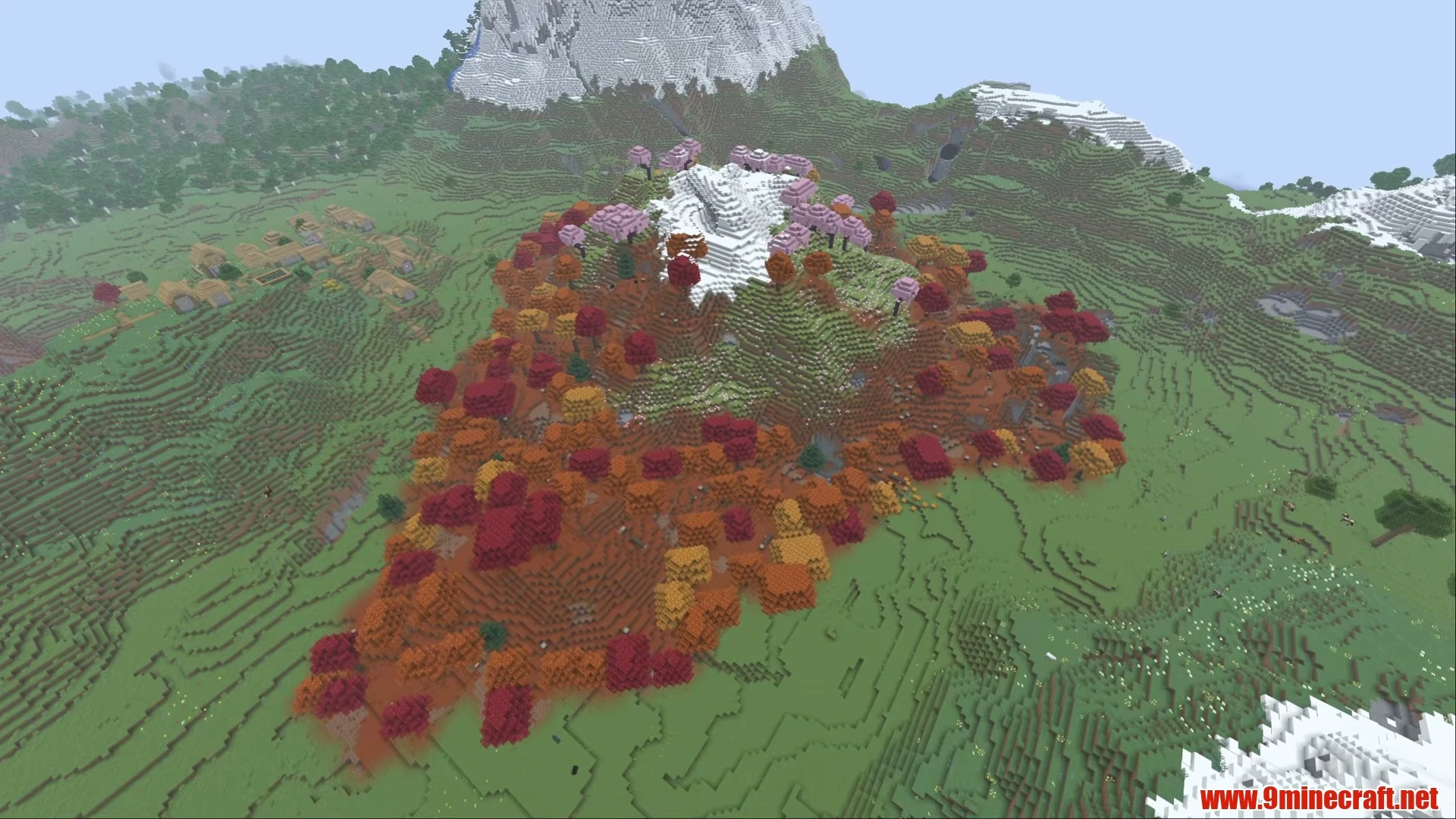 Dappled Forest Ice Spikes & Outpost Village - Minecraft 26.3 Seed 6306952185402203104 View 2