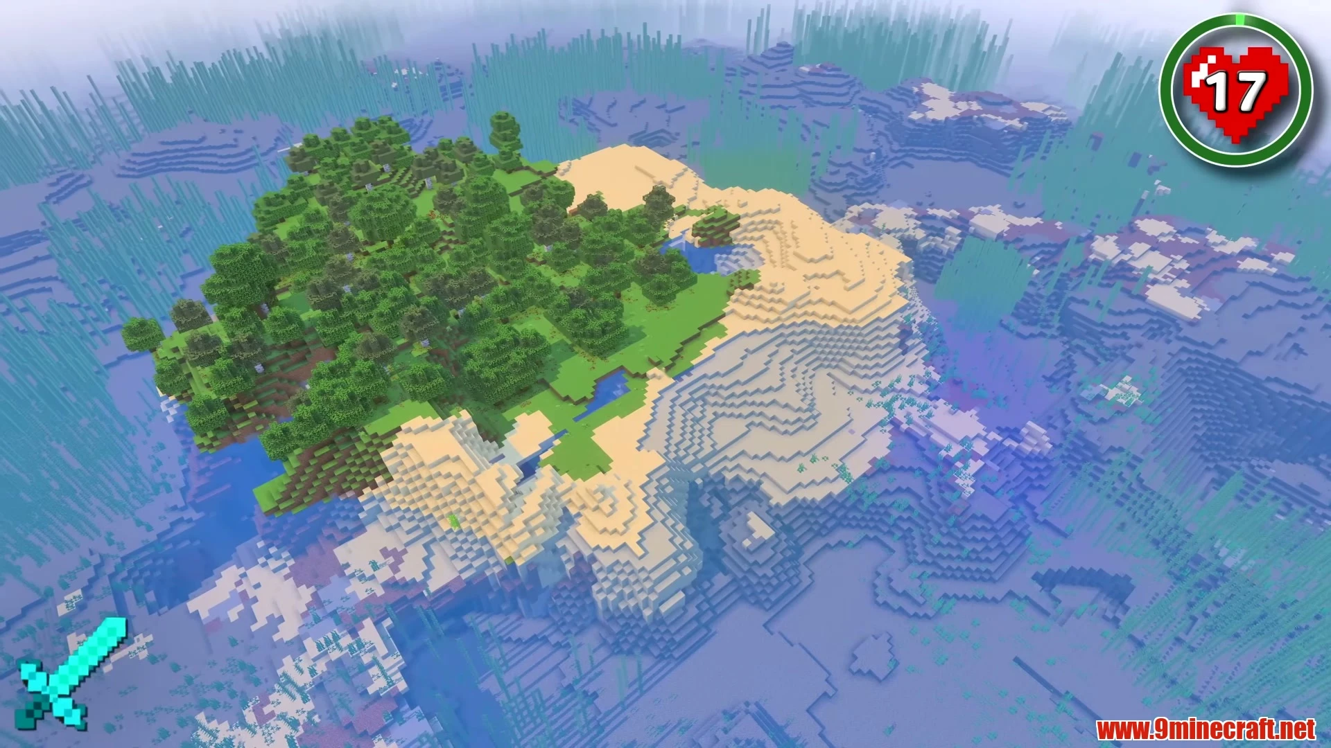 Archipelago Chains & Deep Ocean Ravine Fissure - Minecraft 26.3 Seed 100000024403153284 View 1