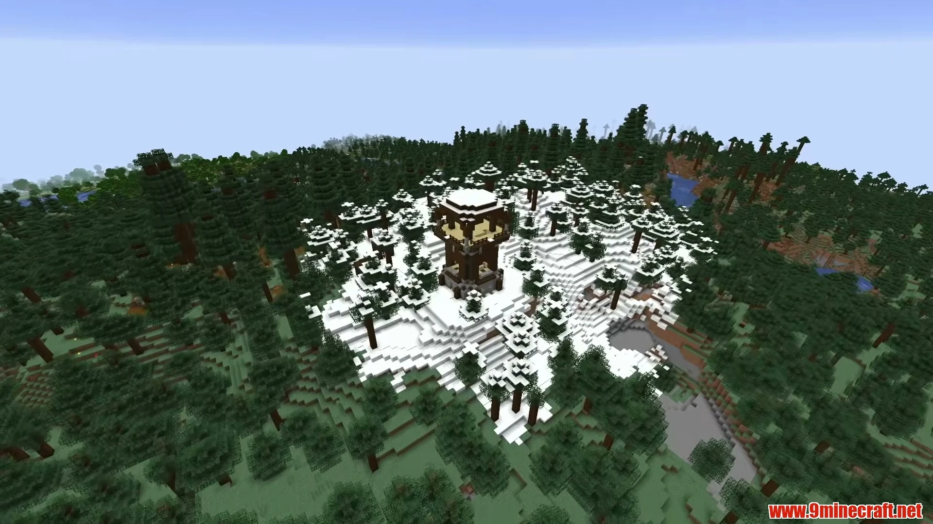 Pillager Outpost Frontier & High Meadow Ridges - Minecraft 26.3 Seed 116110821905771369 View 1