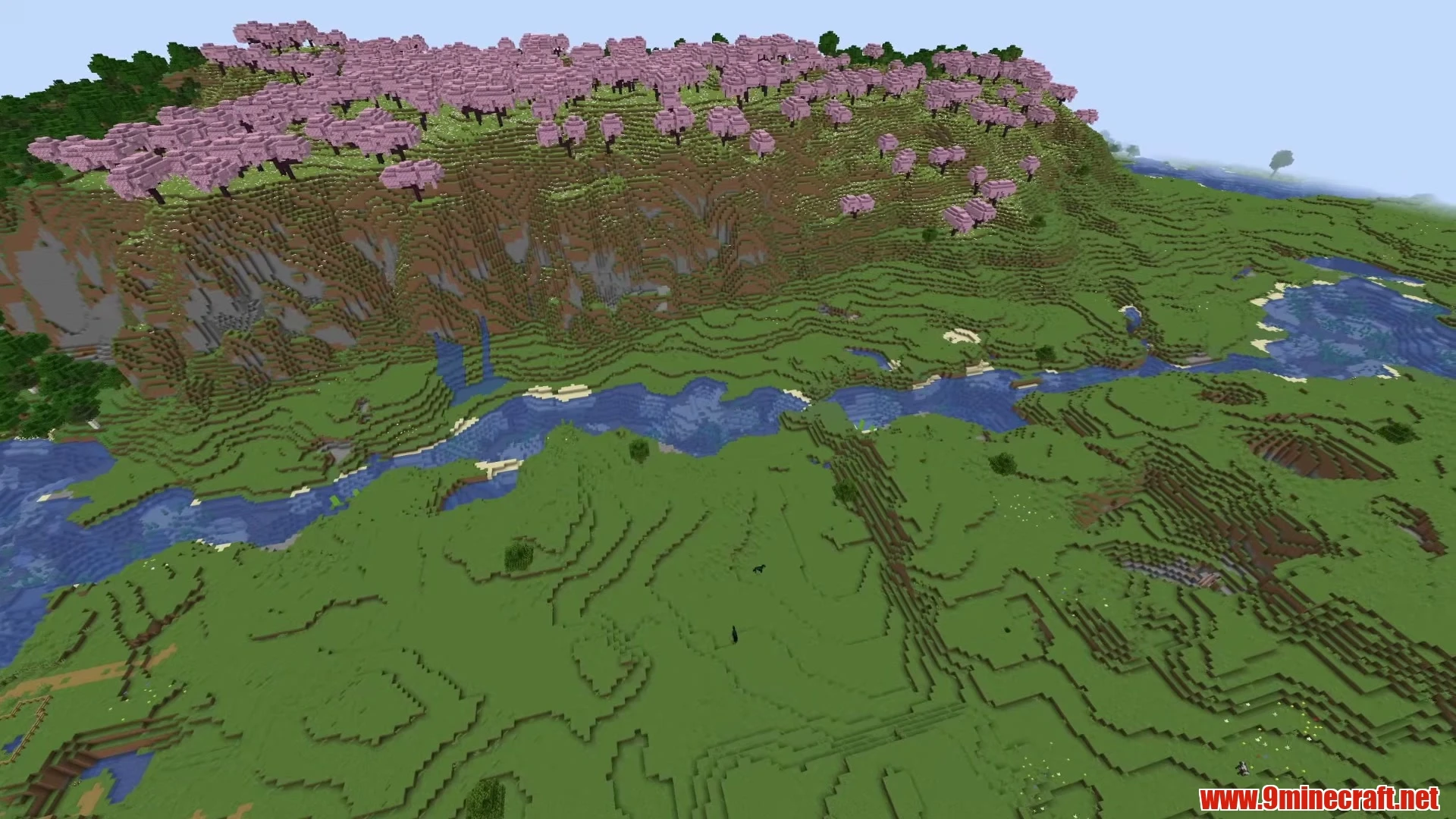 Valley Basin Surrounded by Multiple Villages - Minecraft 26.3 Seed 3273190341372830859 View 2