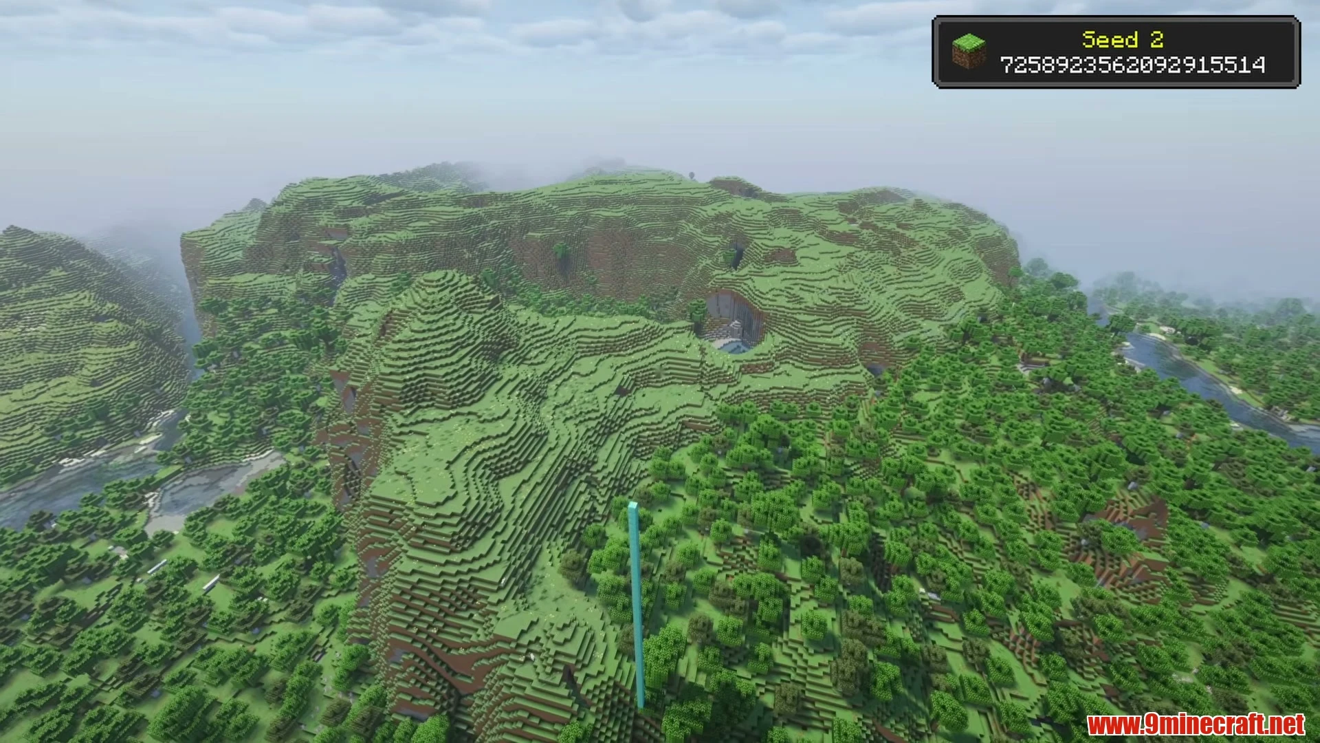 Expansive Meadow Foothill Village Settlement - Minecraft 26.3 Seed 6613020115805640698 View 3