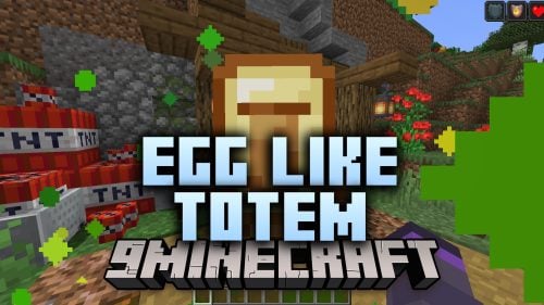 Egg Like Totem Resource Pack (1.21.11, 1.21.1) – Goofy Villager Nose Totems