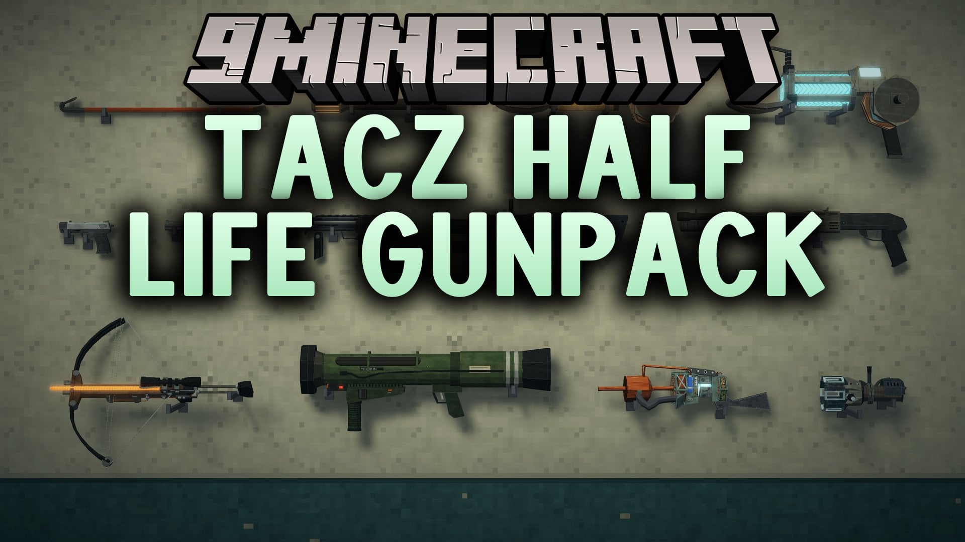 TaCZ Half Life Gunpack Mod (1.20.1) – Wield Sci-Fi Firepower in Survival Combat
