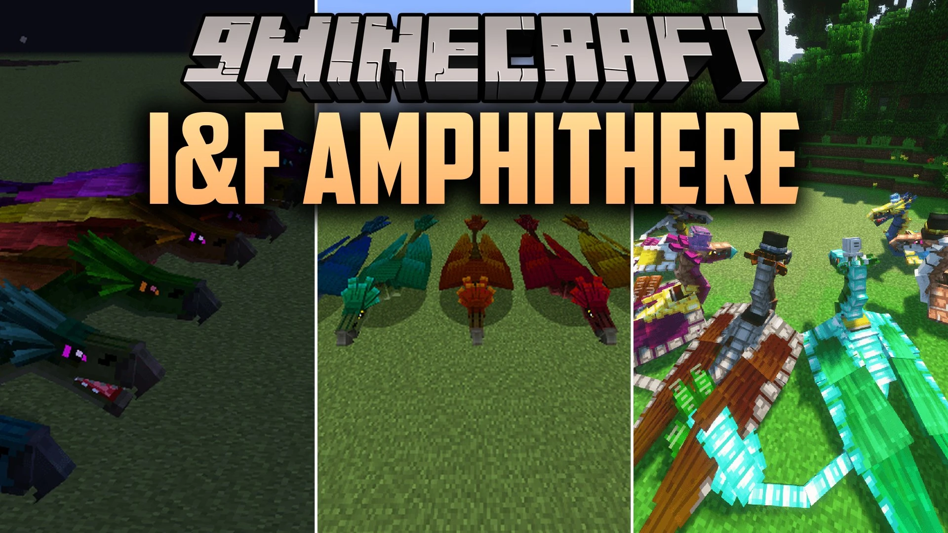I&F Amphithere Mod (1.12.2) – Breed and Ride Armored Serpents Across the Skies