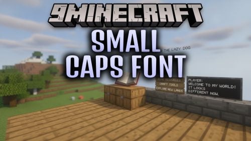 Small Caps Font Resource Pack (26.3, 1.20.1) – Sleek Modern Menu Typography