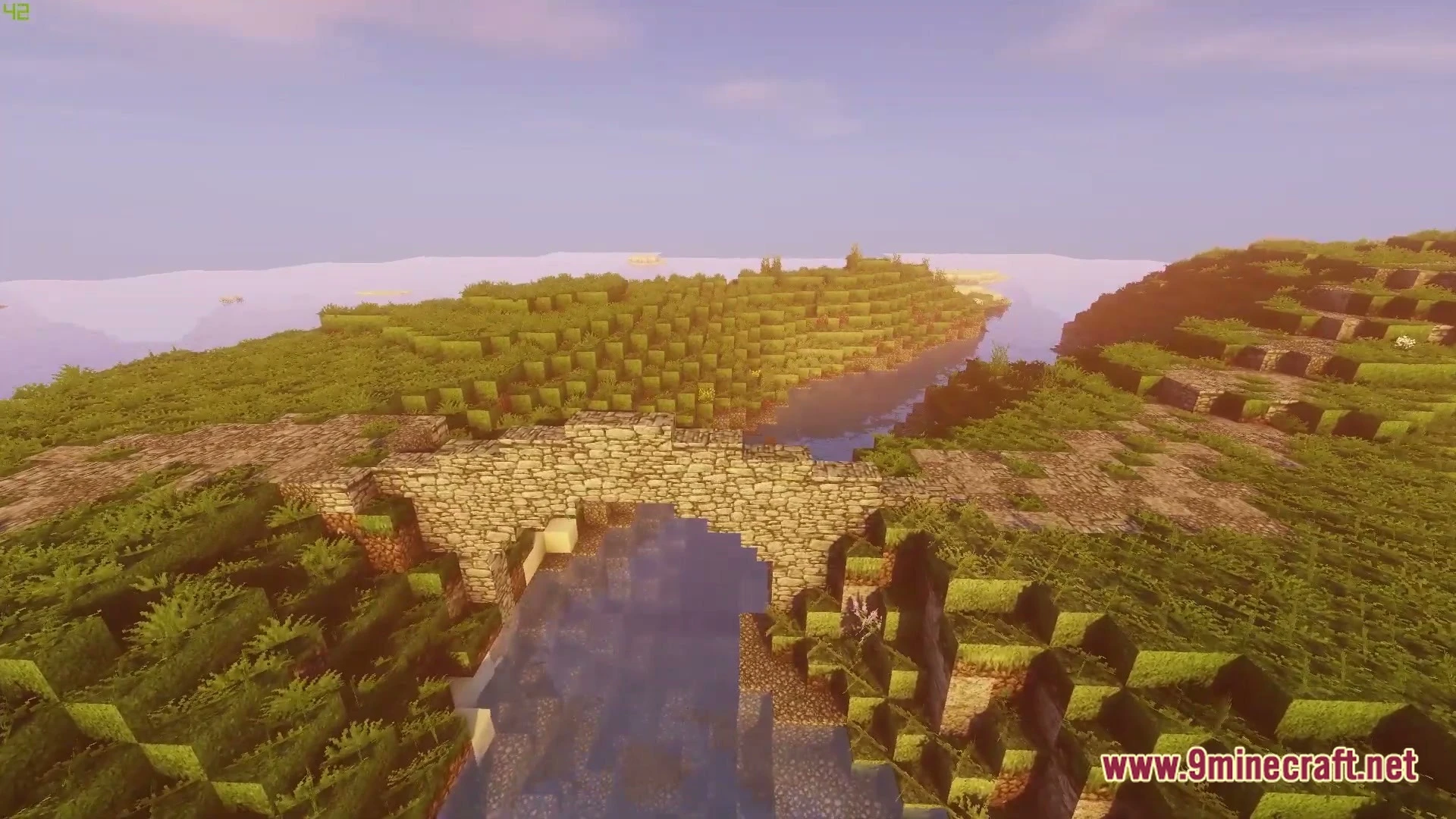 Medieval Houses with Bridge Map (26.3, 1.20.1) – Cozy Riverside Survival Base — screenshot 1