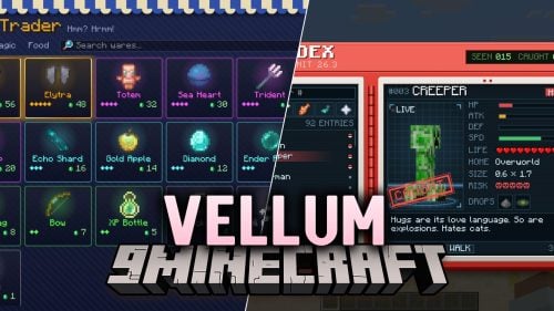Vellum Mod (1.21.1) – Display Web-Powered Menus and Custom Interfaces