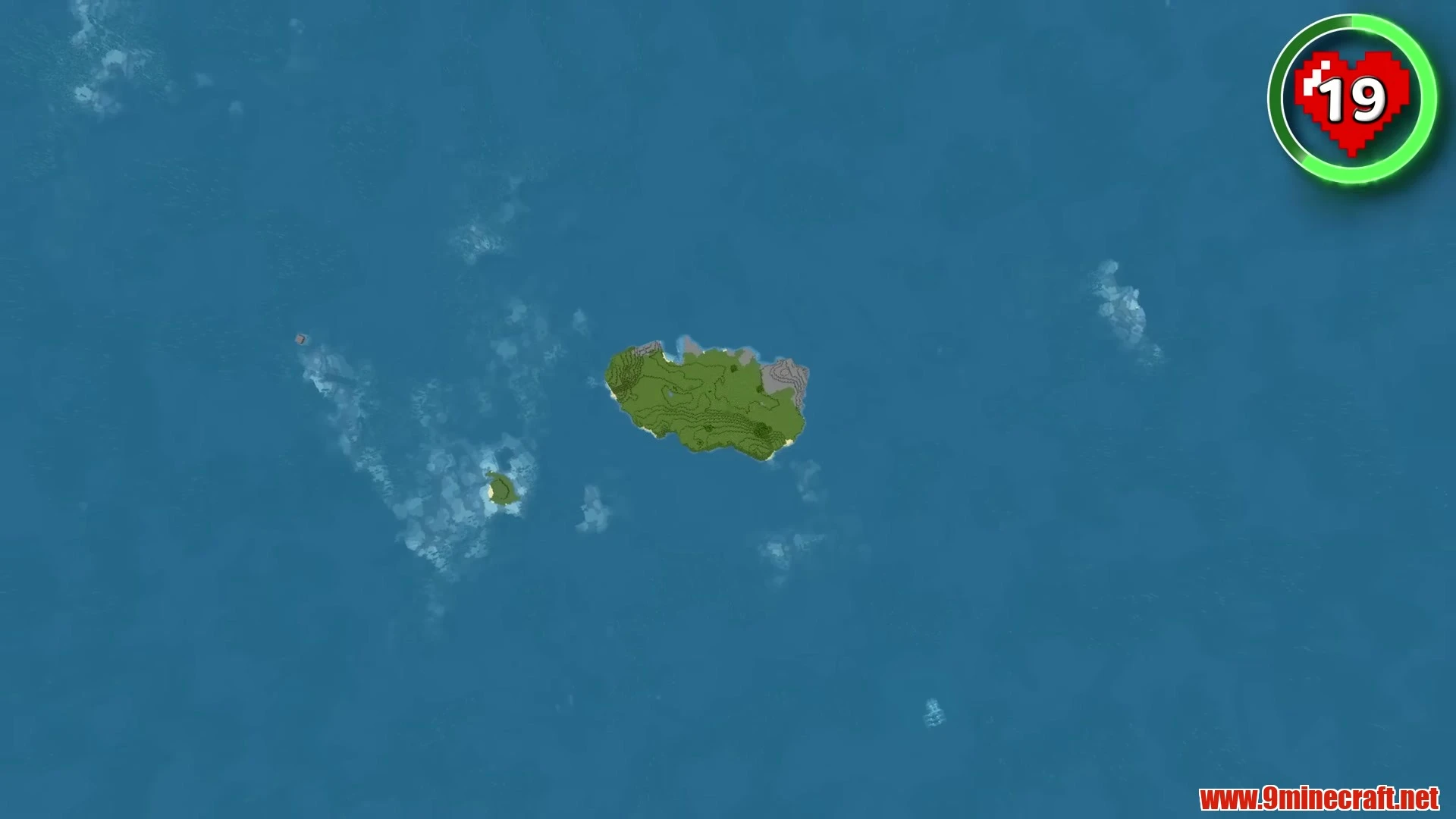 Sunken Shipwreck Island Cove & Kelp Reef - Minecraft 26.3 Seed 109405673854 View 3