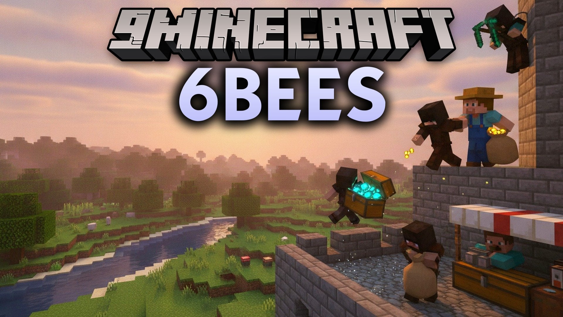 6Bees Mod (26.3) – Survive Chaotic Anarchy Servers Without Coordinate Leaks
