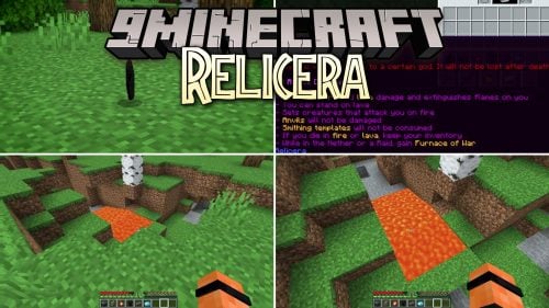 Relicera Mod (1.20.1) – Restore Ruined Artifacts for Powerful Passive Perks