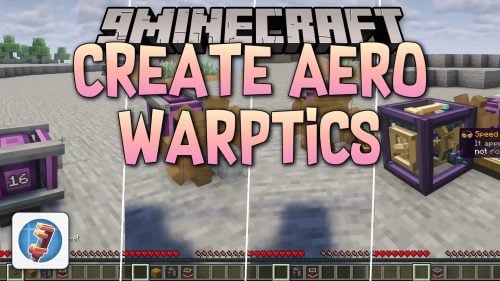 Create Aero Warptics Mod (1.21.1) – Warp Entire Flying Ships