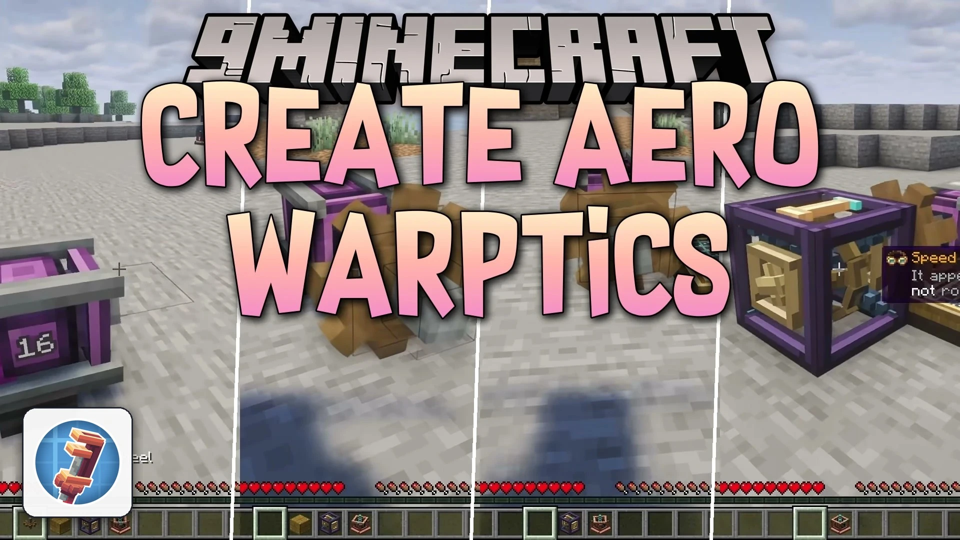 Create Aero Warptics Mod (1.21.1) – Warp Entire Flying Ships