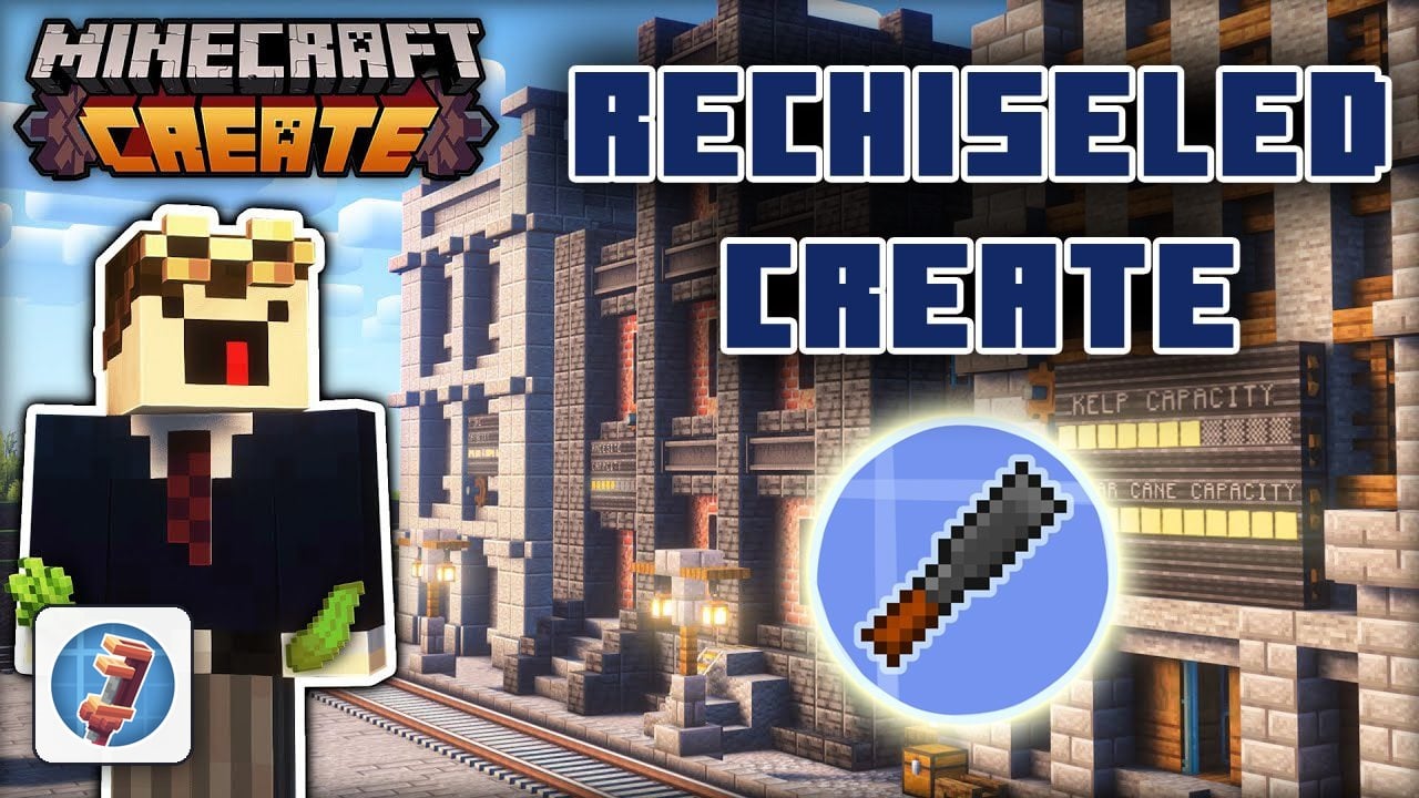 Rechiseled Create Mod (1.21.1, 1.20.1) – Automate Your Factory Decor