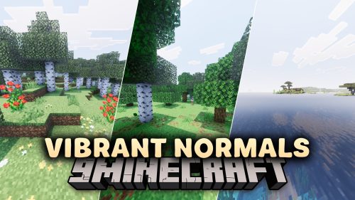 Vibrant Normals Shader (26.x, 1.21) – Handcrafted 16x Normal Maps for Rich Depth