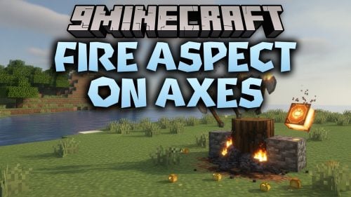 Fire Aspect on Axes Data Pack (26.3, 1.21.1) – Burn Your Enemies with Heavy Axe